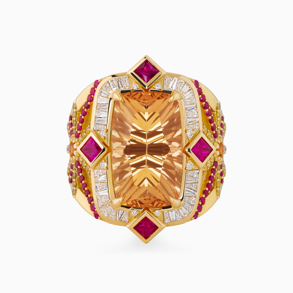 Deco Solei South Beach Ring