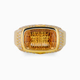 Fire Citrine Ring