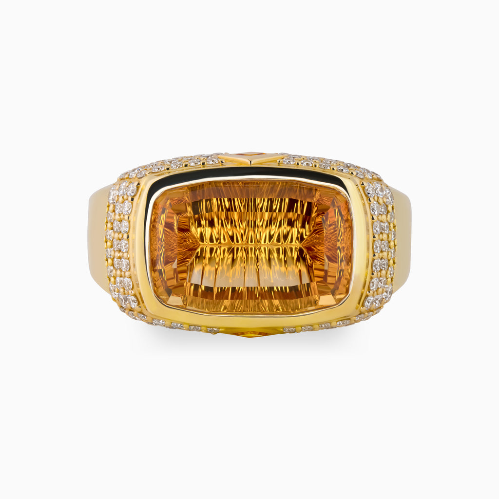 Fire Citrine Ring