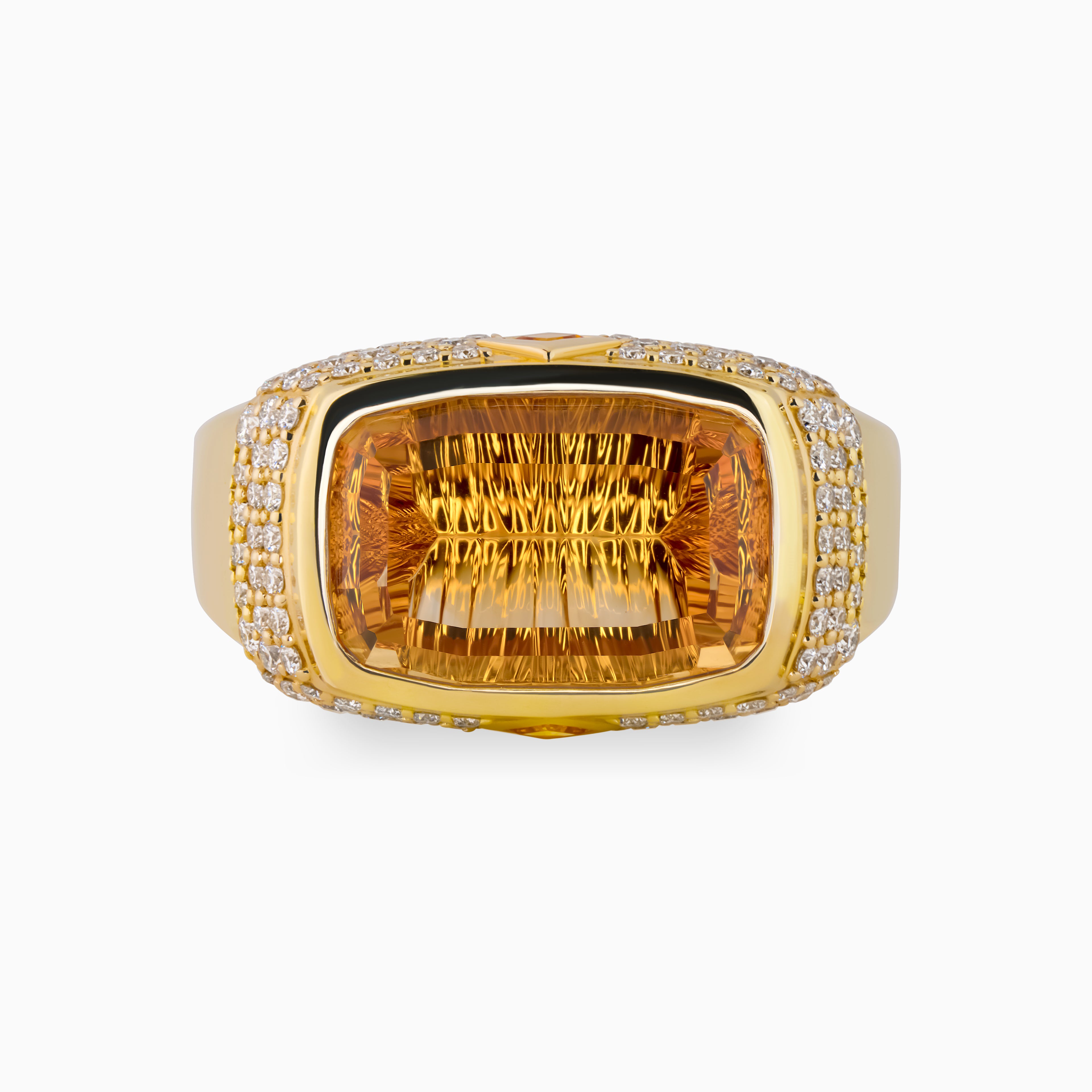 Fire Citrine Ring