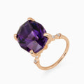 14.62ct Oval Amethyst Ring