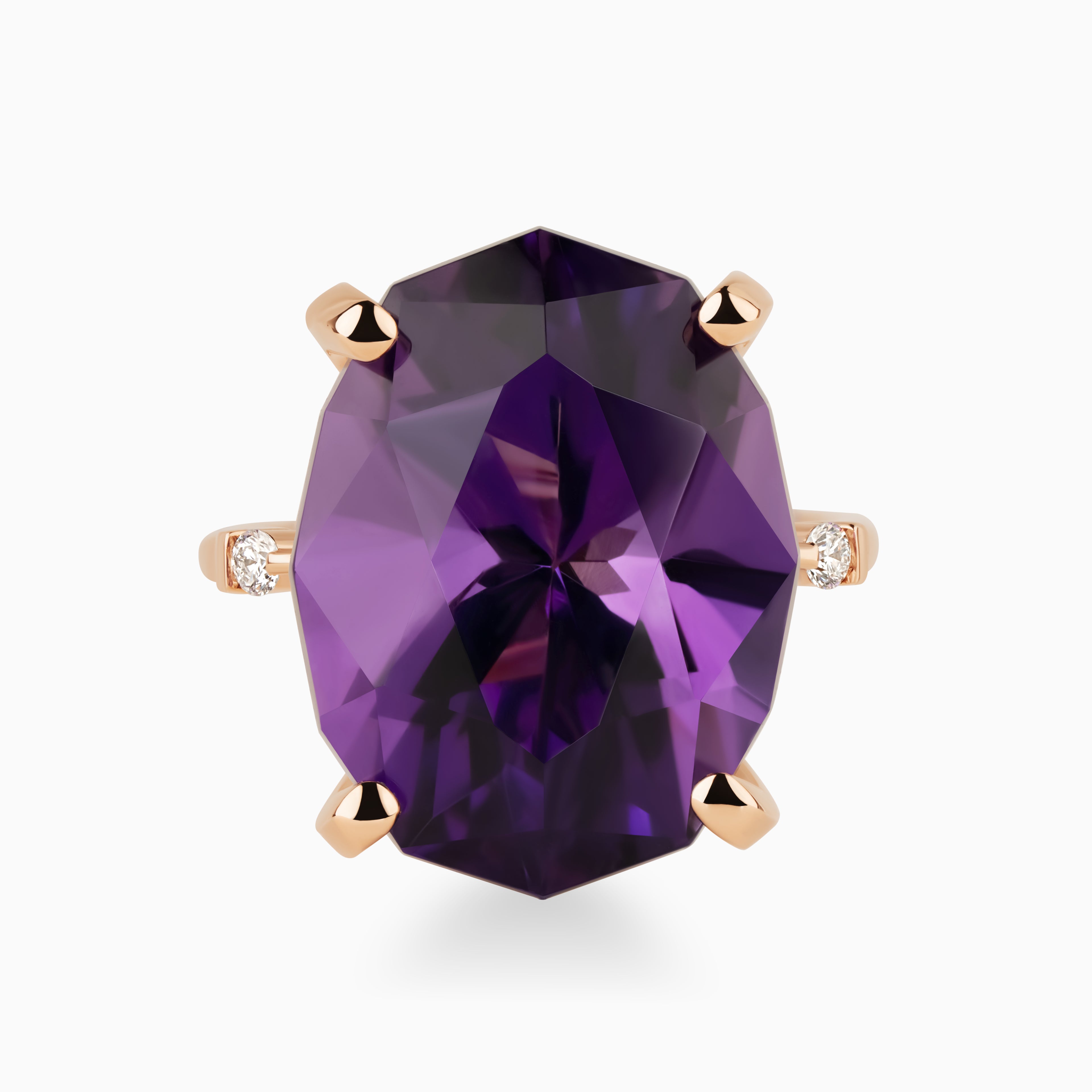 14.62ct Oval Amethyst Ring