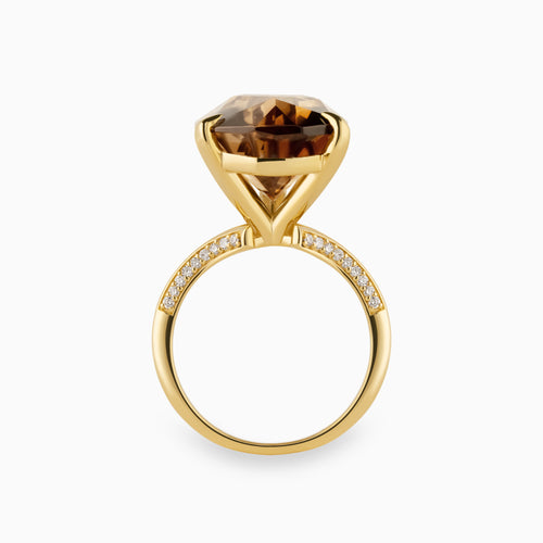 14.08ct Pear Topaz Ring