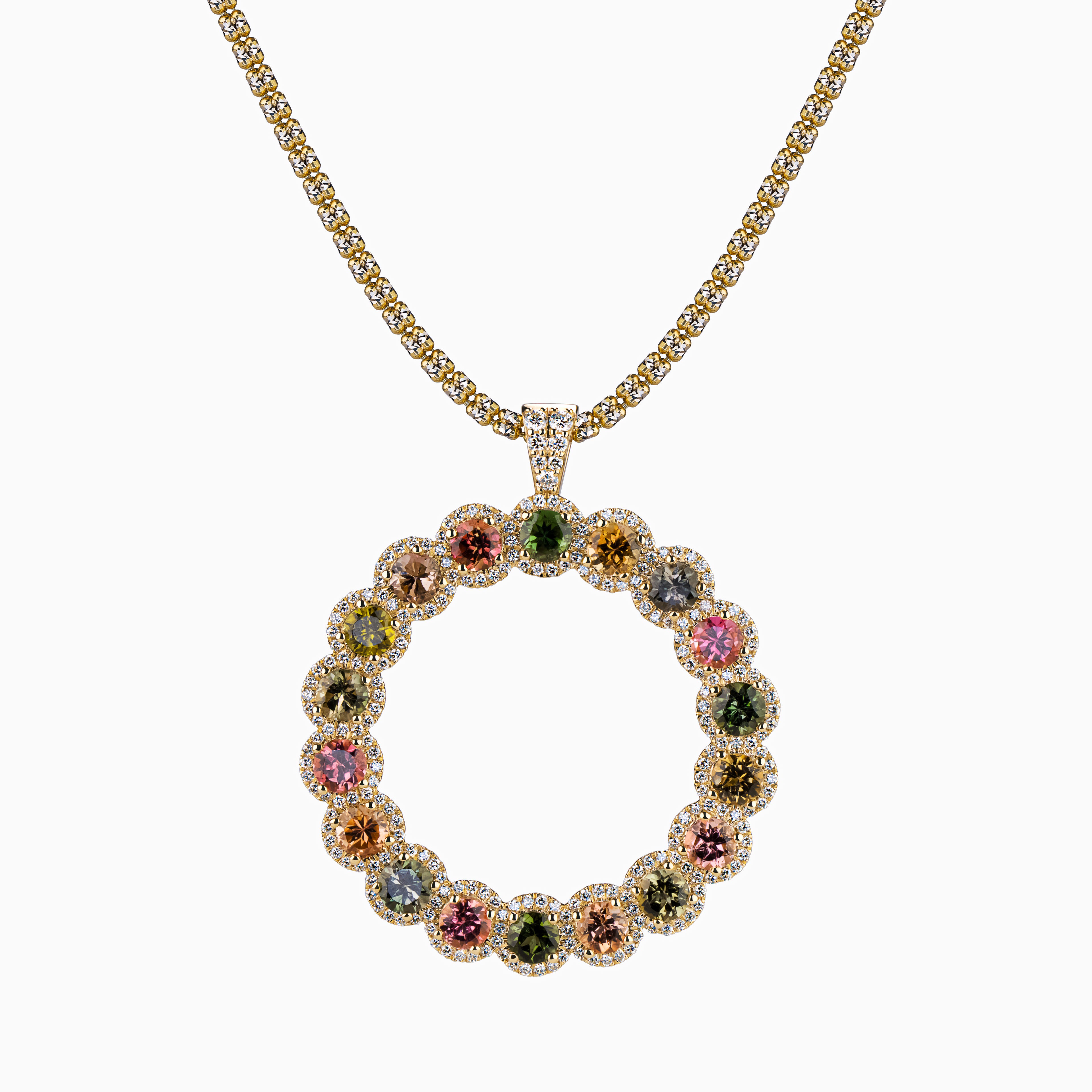 Palm Beach Wreath Pendant