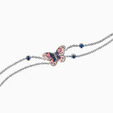 Micro Mosaic Butterfly Chain Bracelet