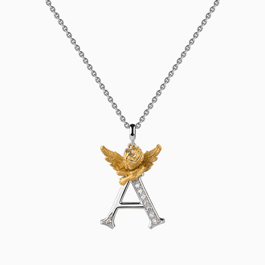 My Angel Letter Pendant Necklace