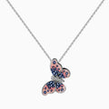 Micro Mosaic Butterfly Necklace