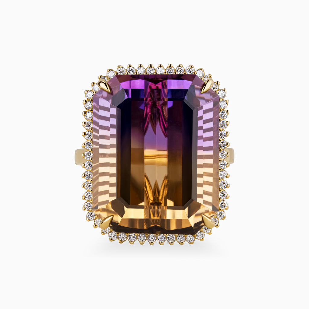 Ametrine Birdcage Ring