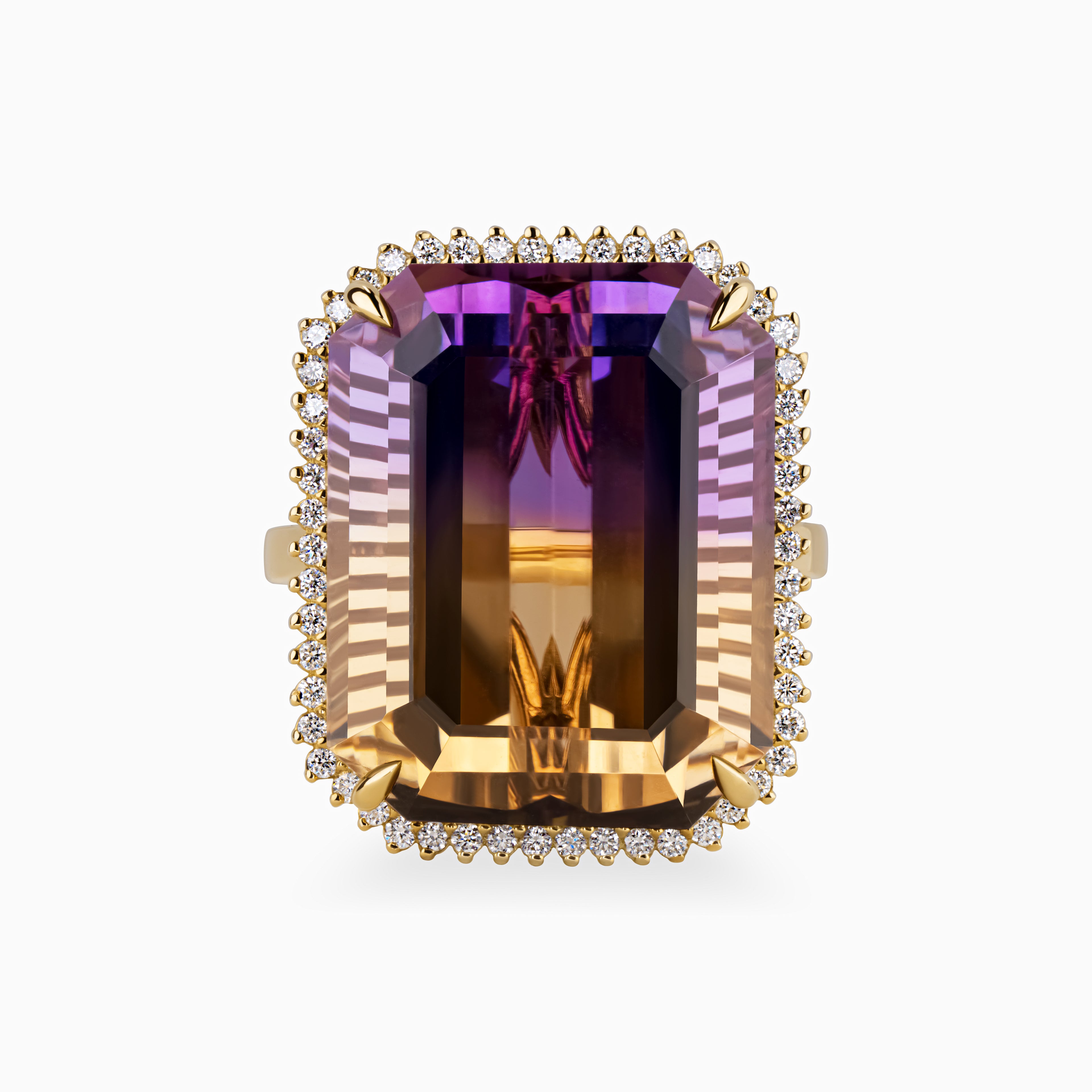 Ametrine Birdcage Ring