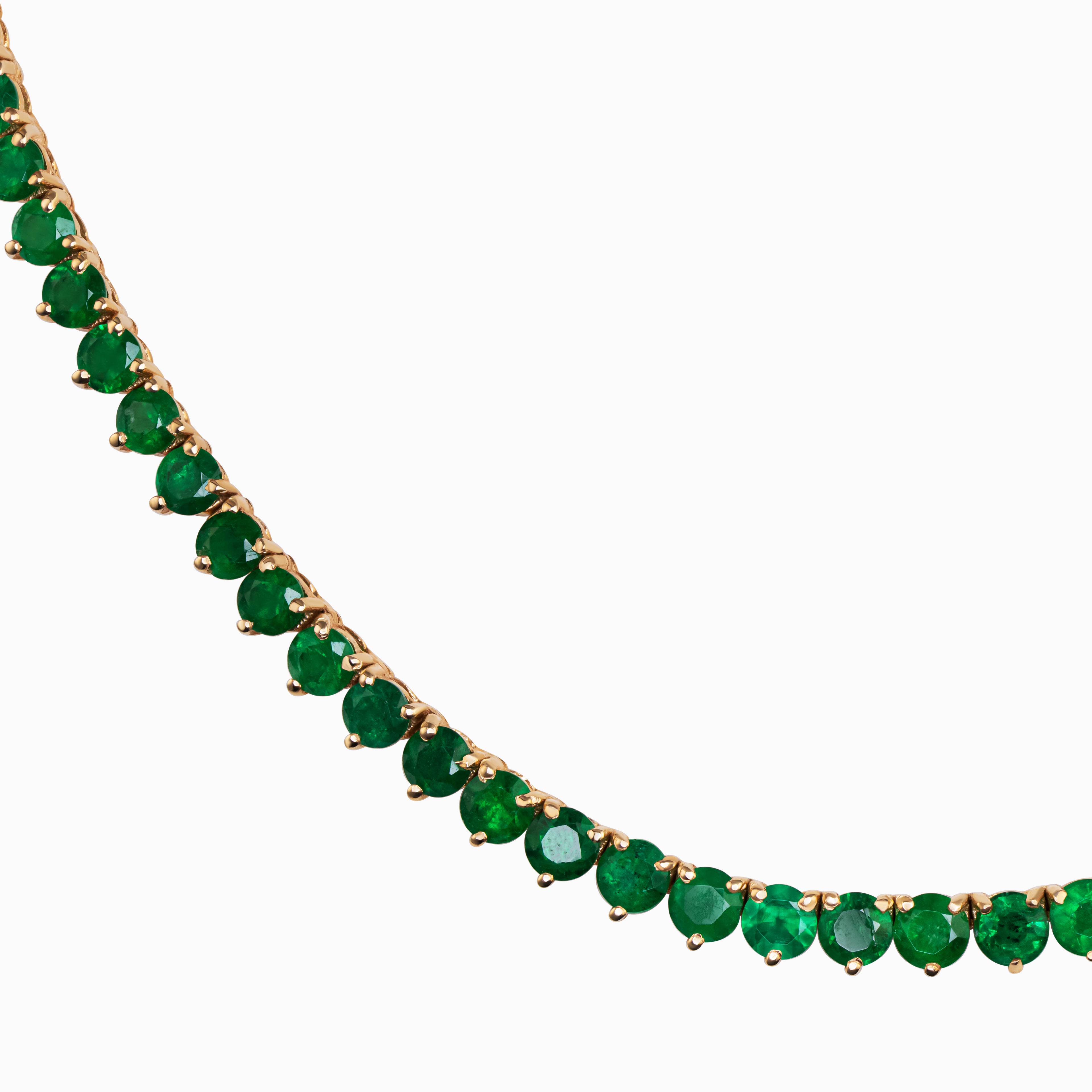 Beaded Emerald Necklace