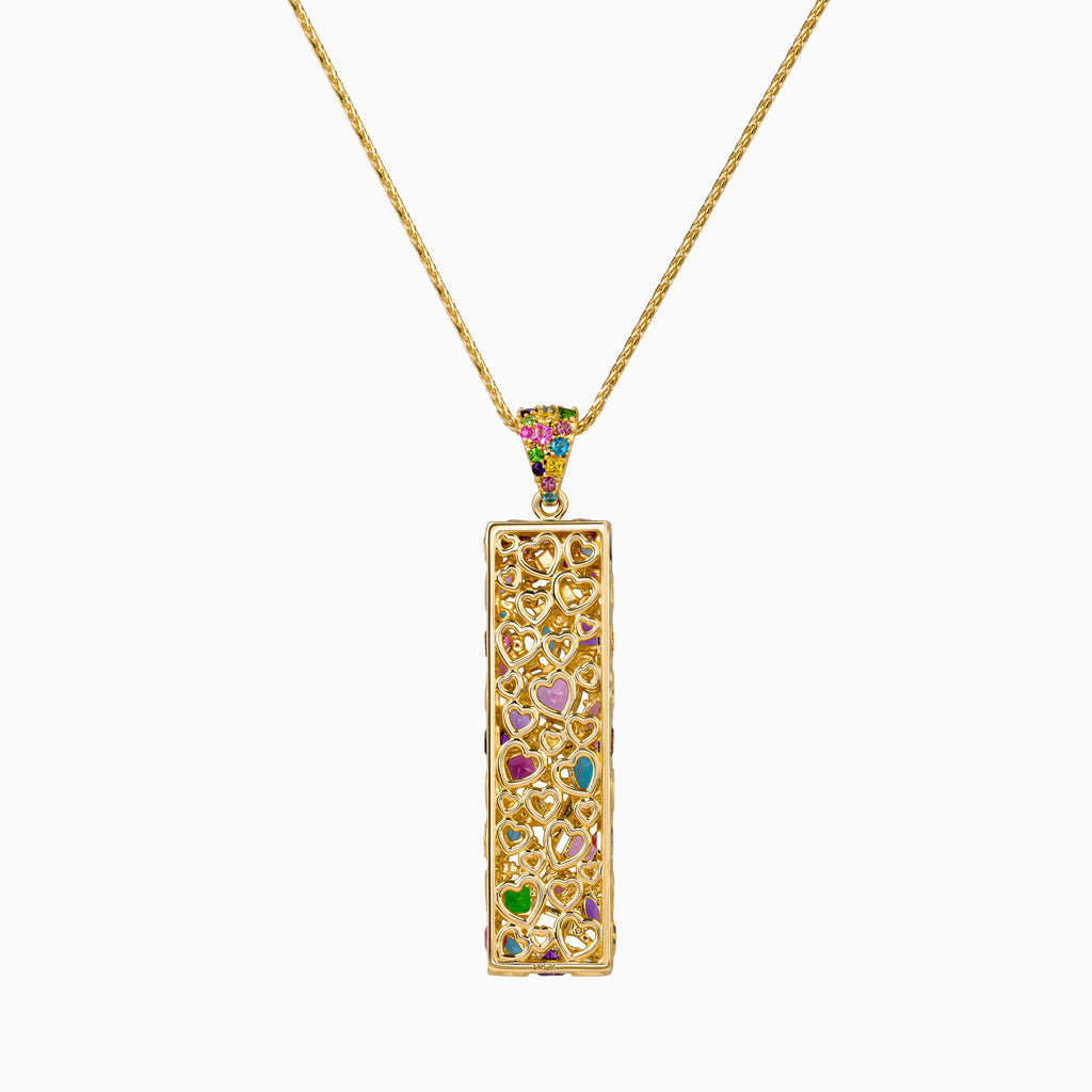 Multi-Colored Love Pendant