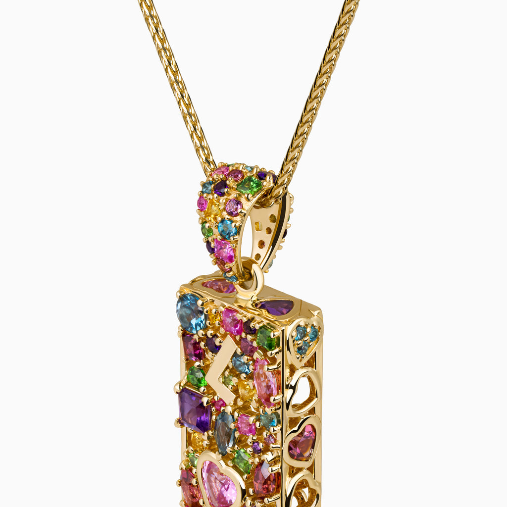 Multi-Colored Love Pendant