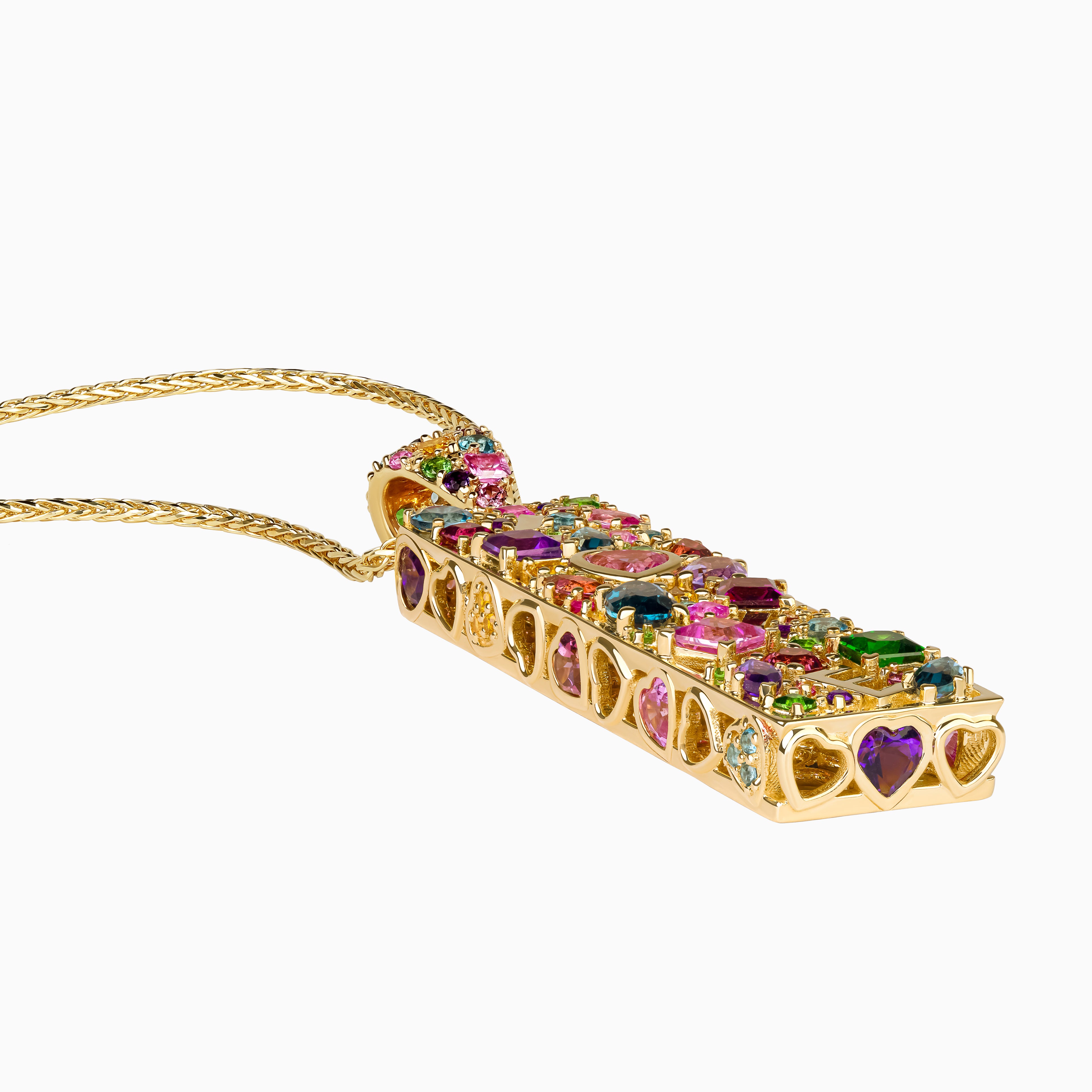Multi-Colored Love Pendant