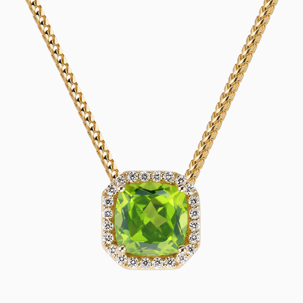 Peridot Drop Necklace