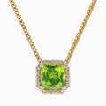 Peridot Drop Necklace