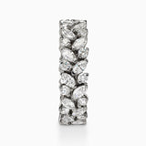 2.36ct Marquise and Round Diamond Eternity Ring