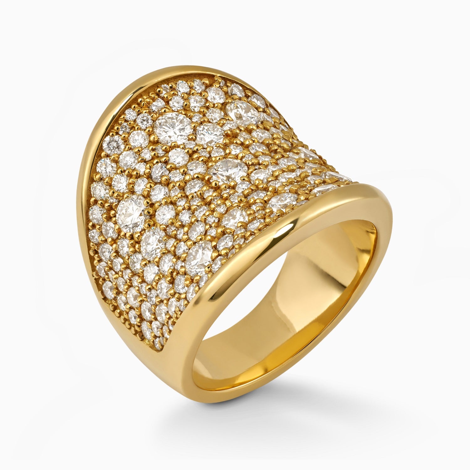Diamond Saddle Ring