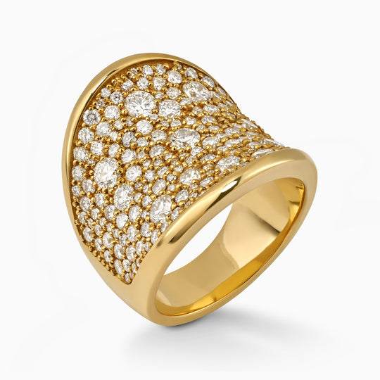 Diamond Saddle Ring