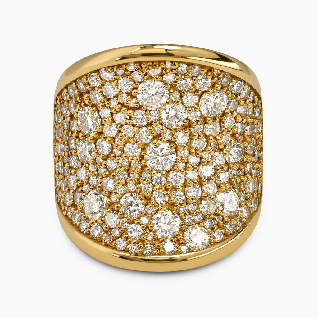 Diamond Saddle Ring