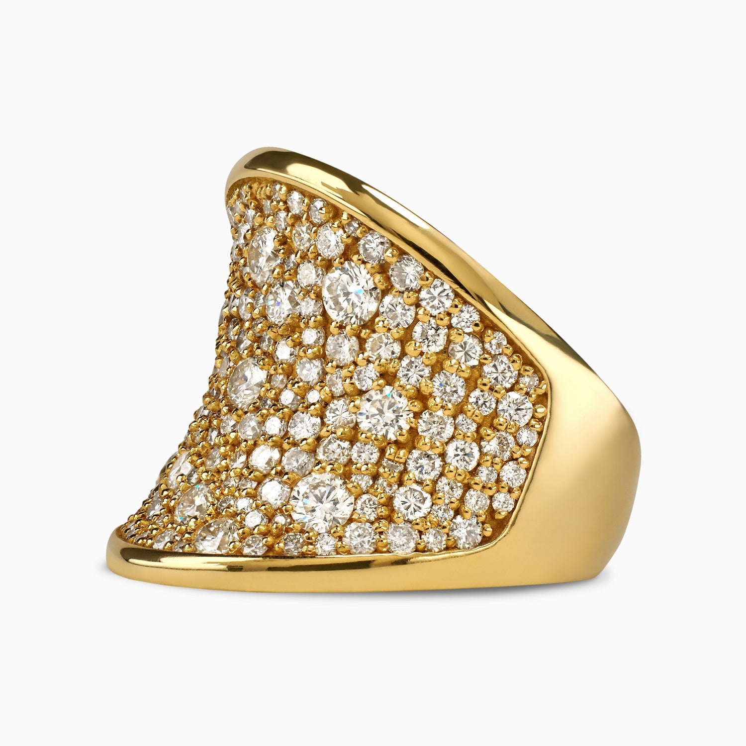 Diamond Saddle Ring