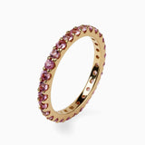 2mm Sapphire Eternity Band