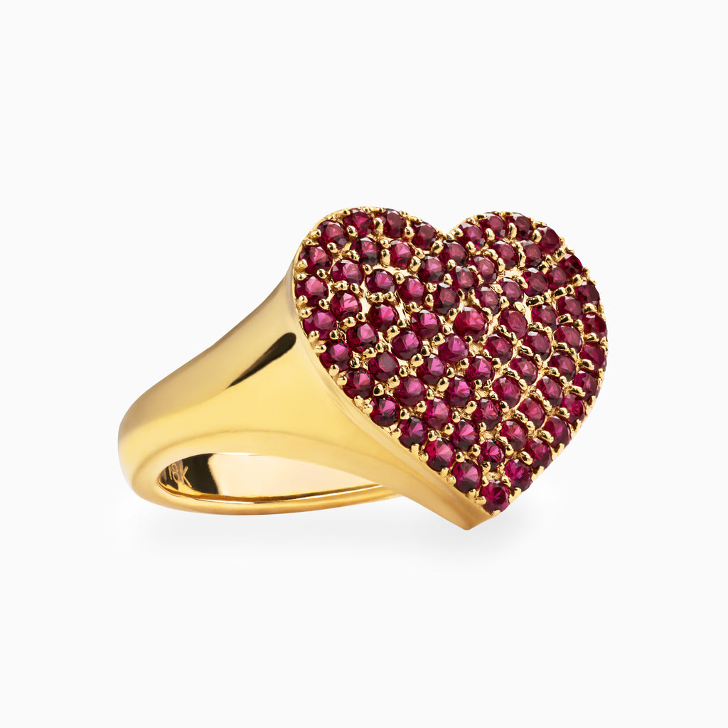 Ruby Heart Ring