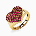 Ruby Heart Ring