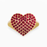 Ruby Heart Ring