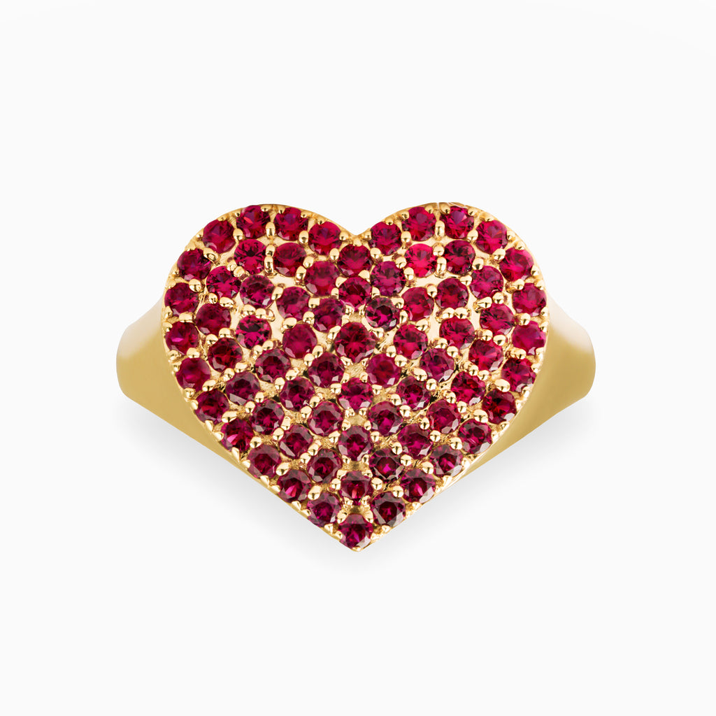 Ruby Heart Ring
