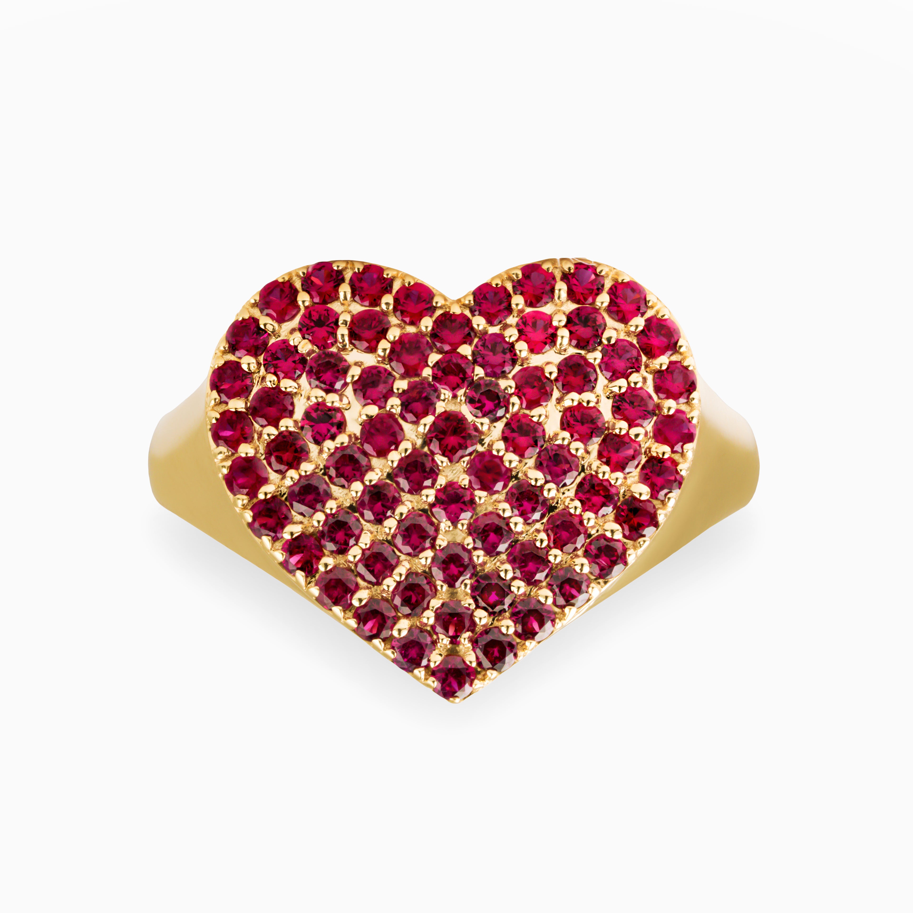 Ruby Heart Ring