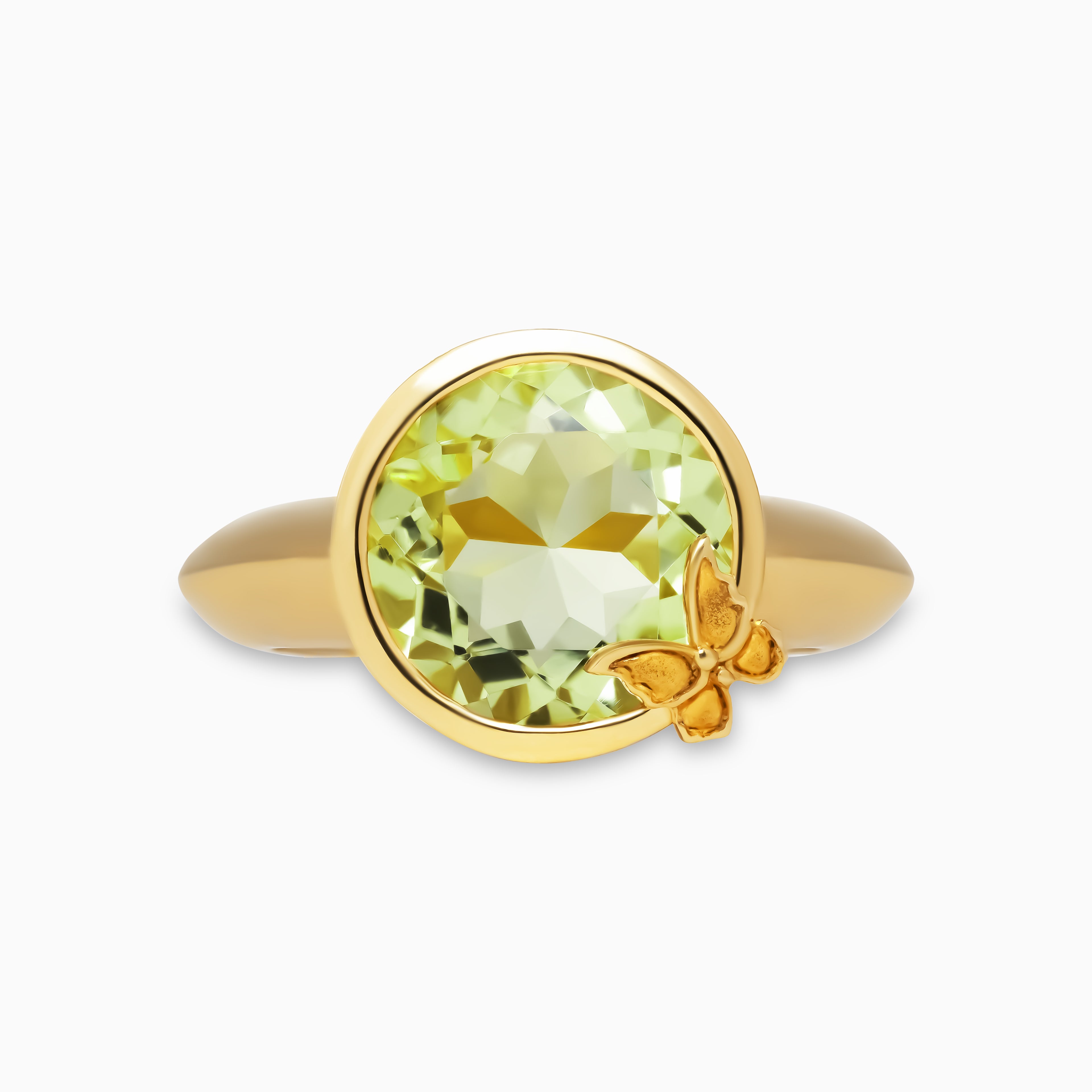 Butterfly Quartz Ring