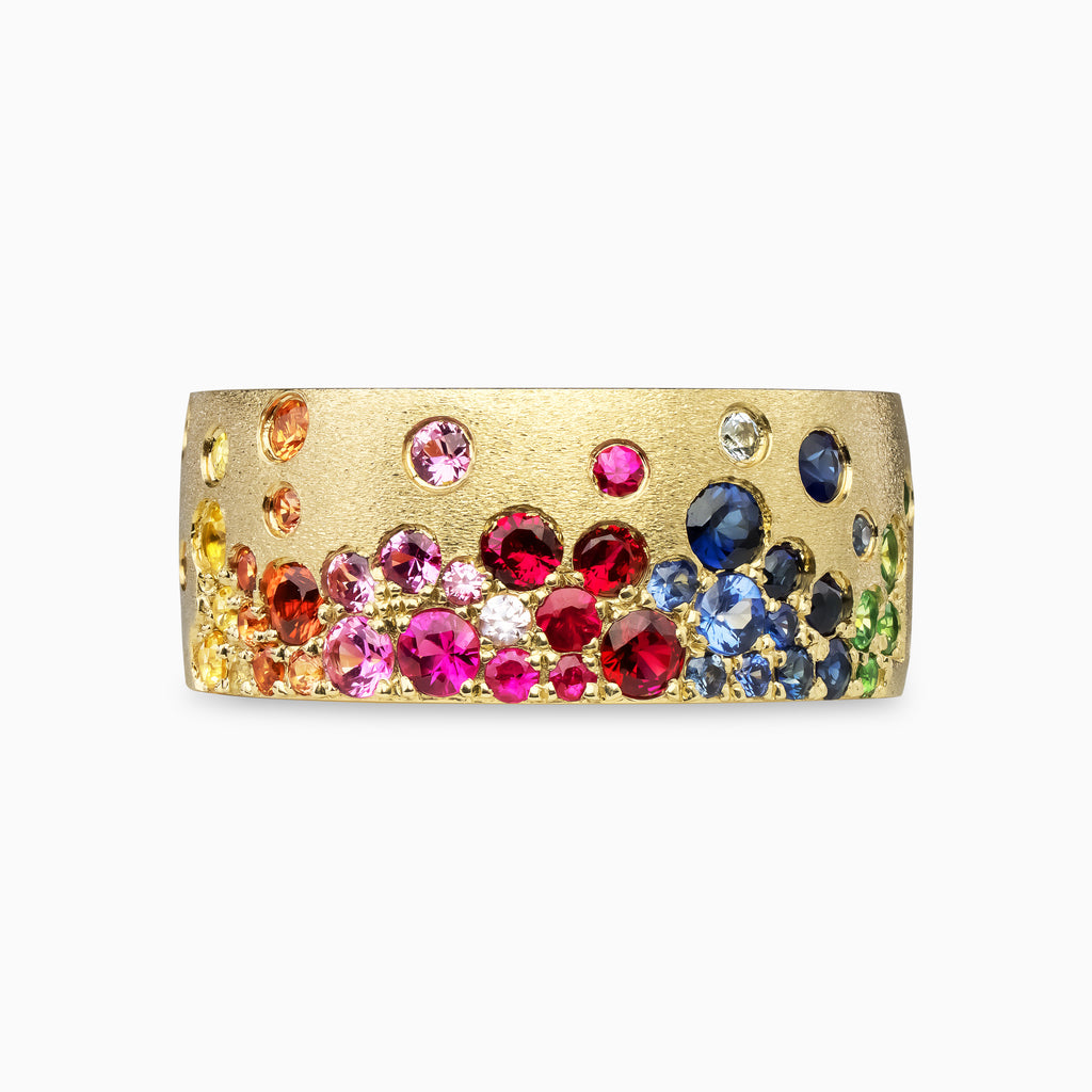 Rainbow Confetti Band