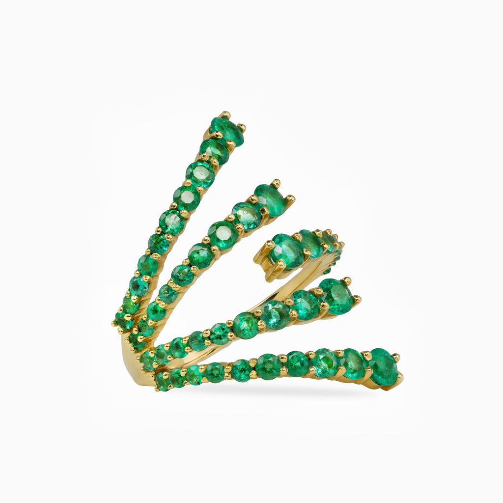Emerald Wrap Ring