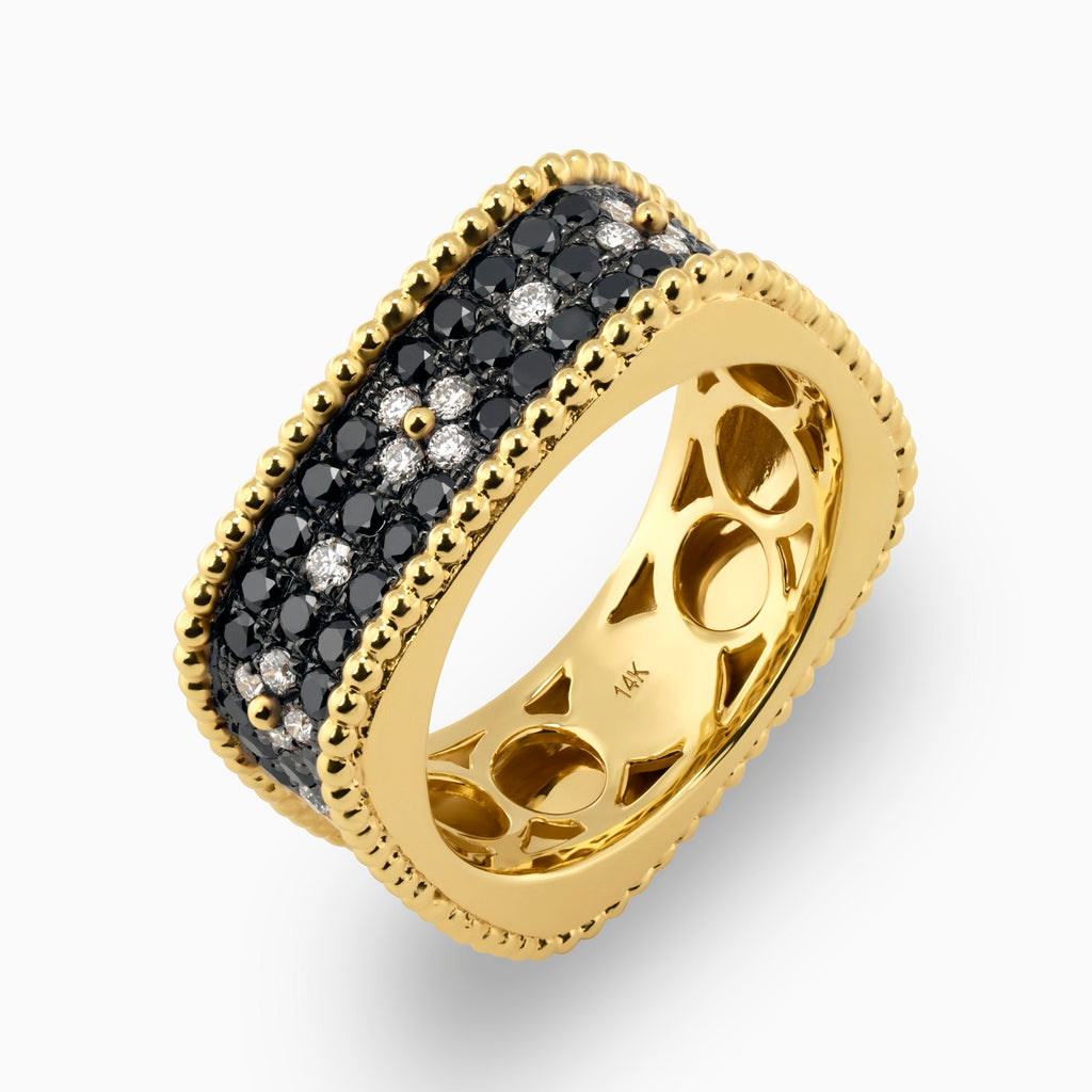 Black and White Flower Band