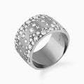 Black Satin Diamond Confetti Cigar Band