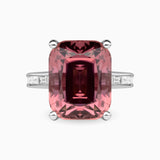 10.26ct Pink Tourmaline Ring with Diamonds