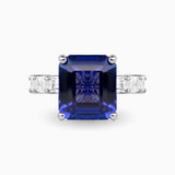 7.96ct Tanzanite Ring with Diamonds