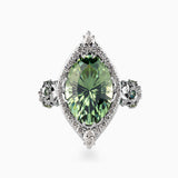 Marquise Cuprian Flower Garden Ring