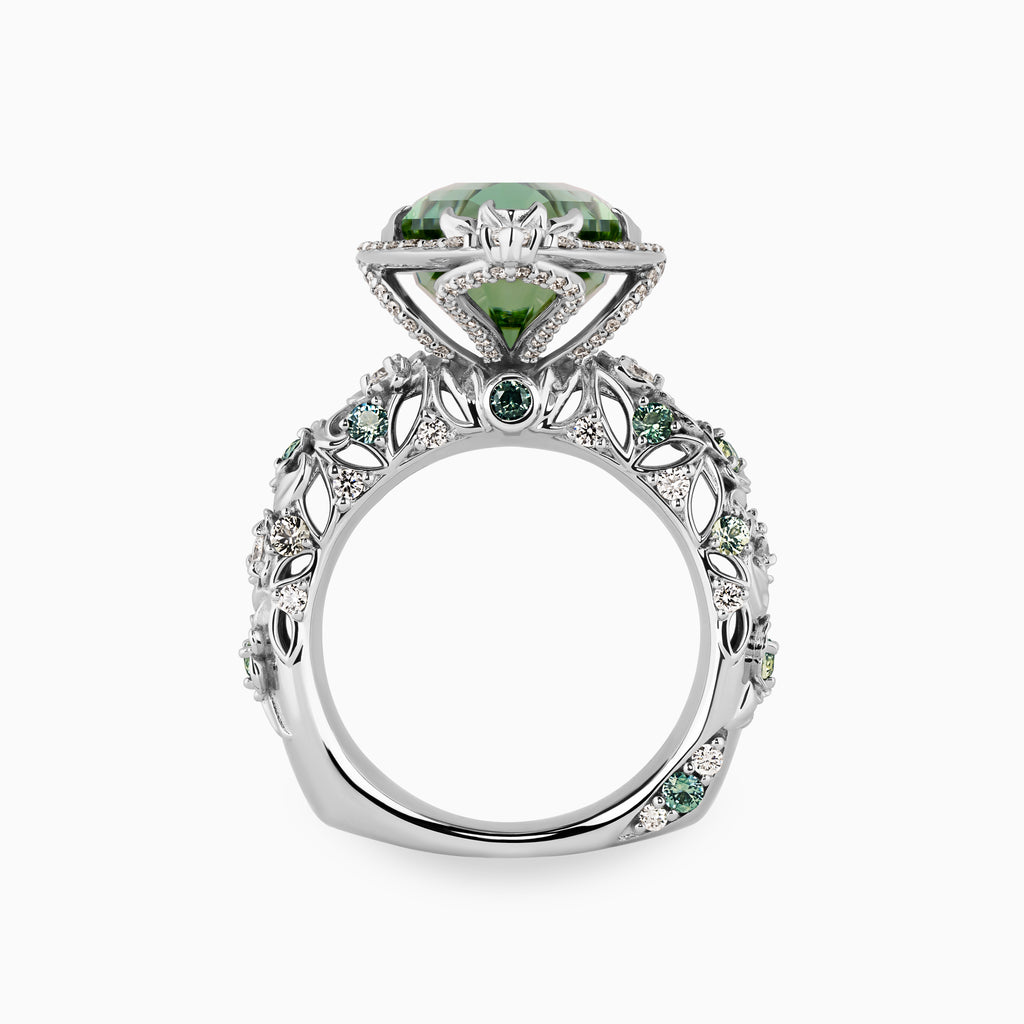 Marquise Cuprian Flower Garden Ring