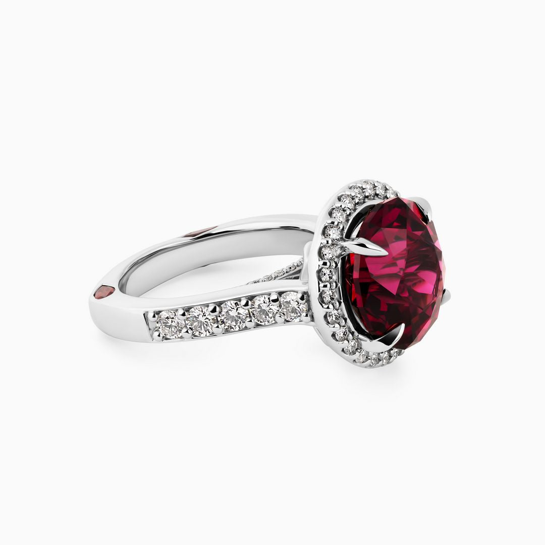 Her Majesty Rhodolite Garnet Ring