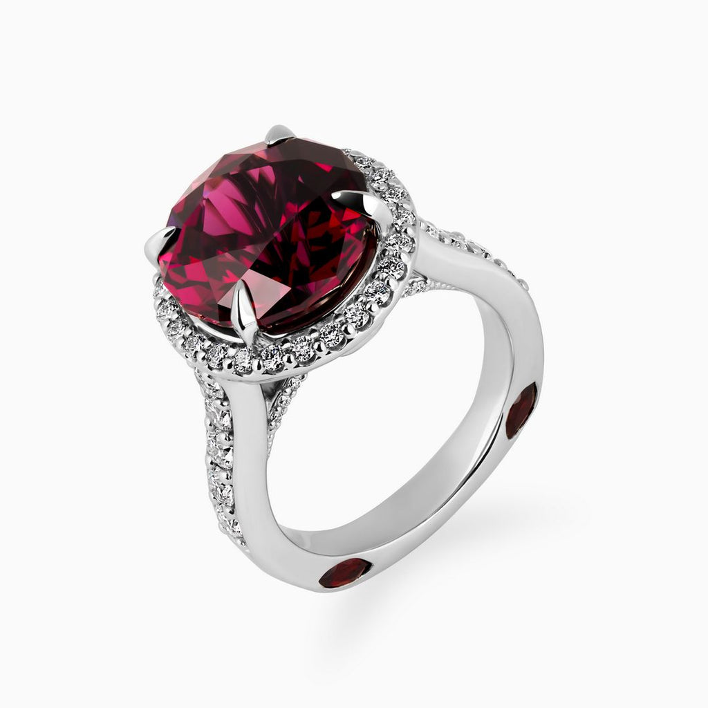 Her Majesty Rhodolite Garnet Ring