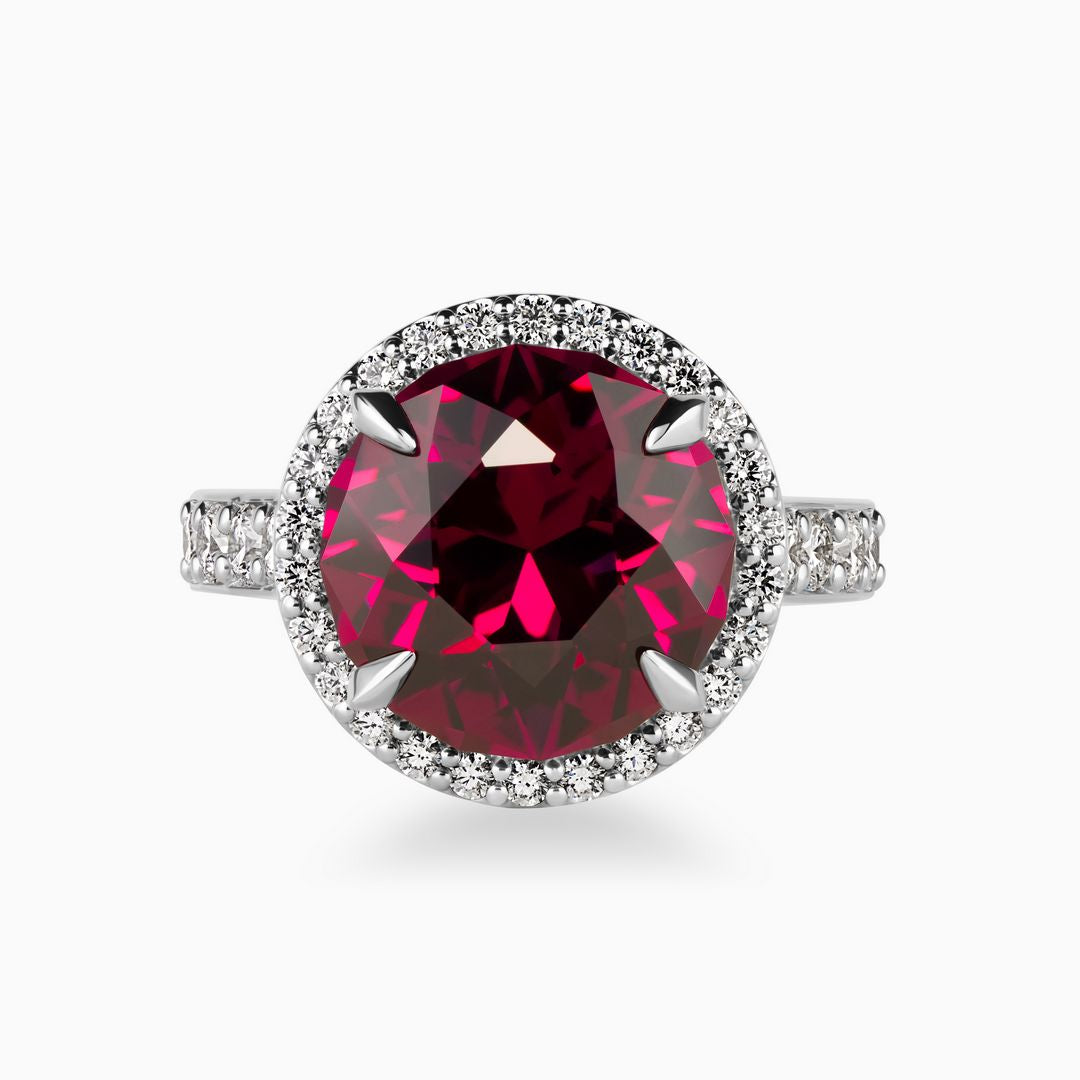 Her Majesty Rhodolite Garnet Ring