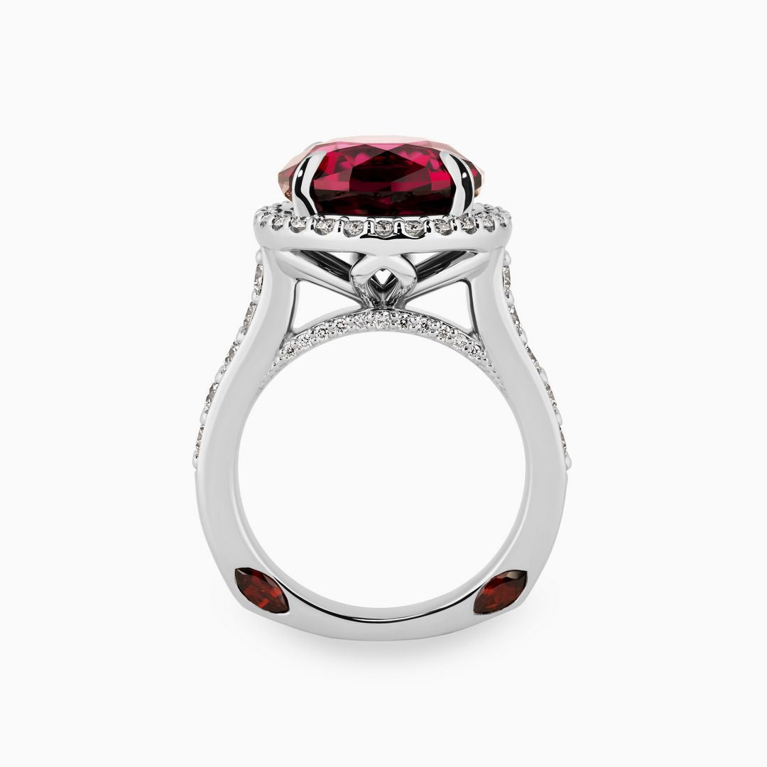 Her Majesty Rhodolite Garnet Ring