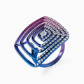 Aurora Concentric Squares Ring
