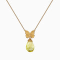 Butterfly Quartz Necklace