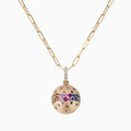 Rainbow Confetti Ball and Chain
