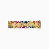 Rainbow Confetti Bangle - Wide