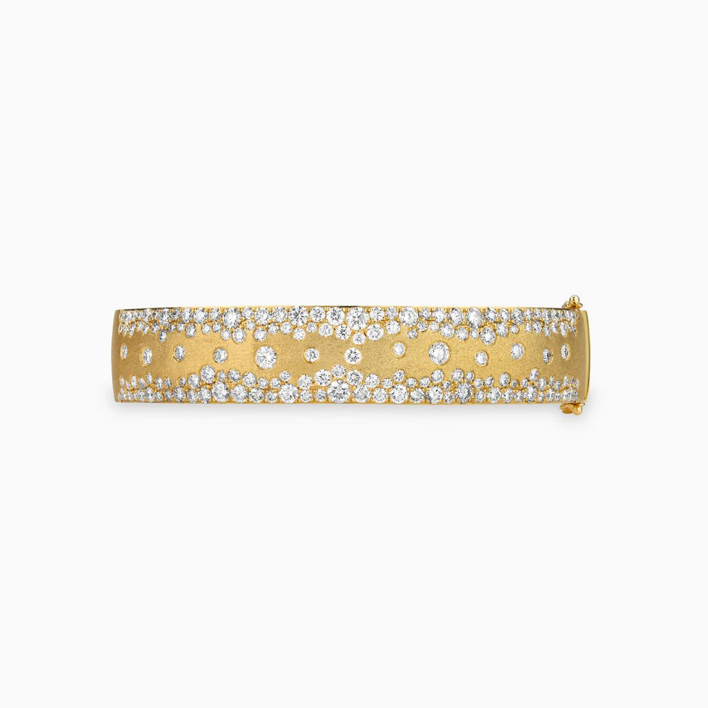 Diamond Confetti Bangle - Wide