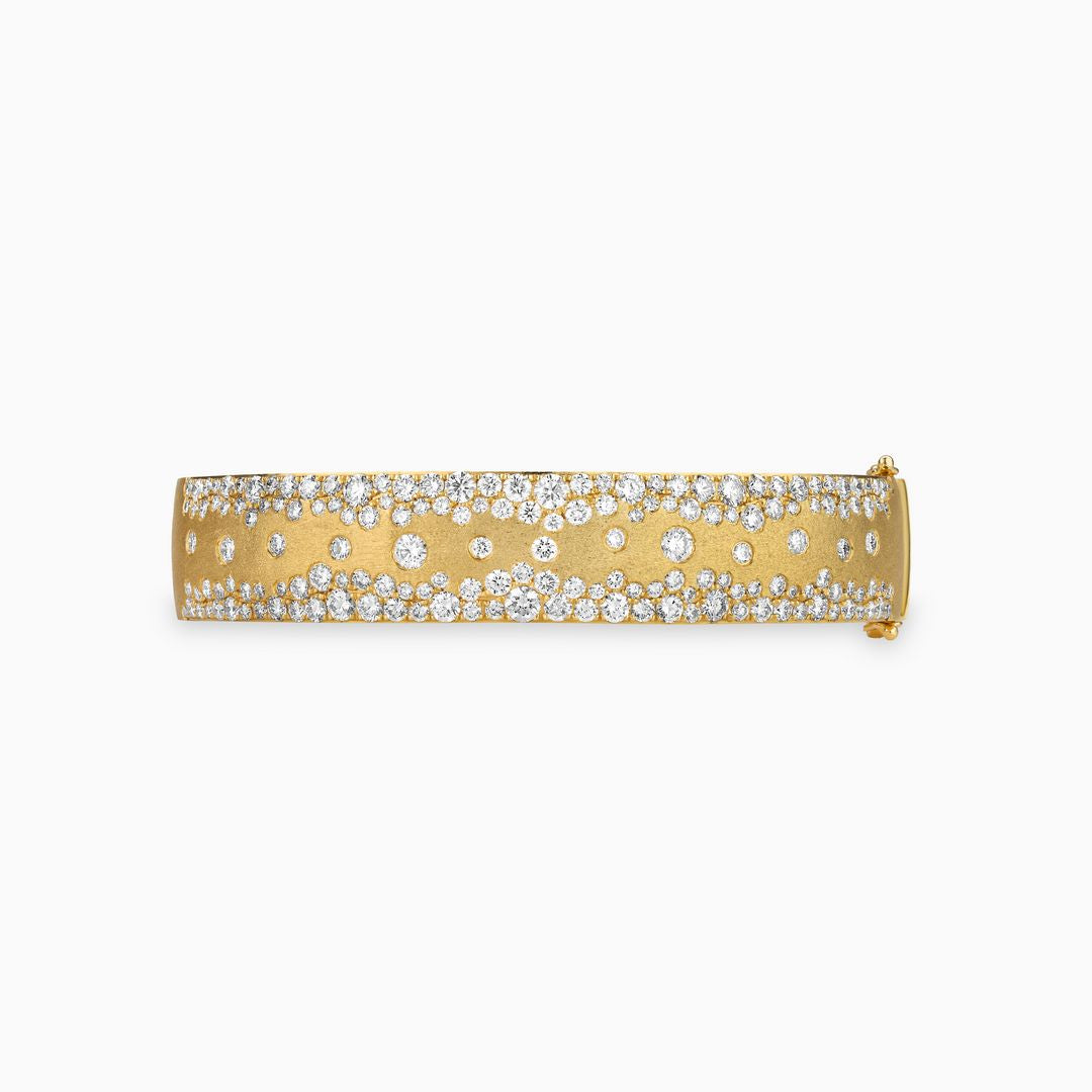 Diamond Confetti Bangle - Wide