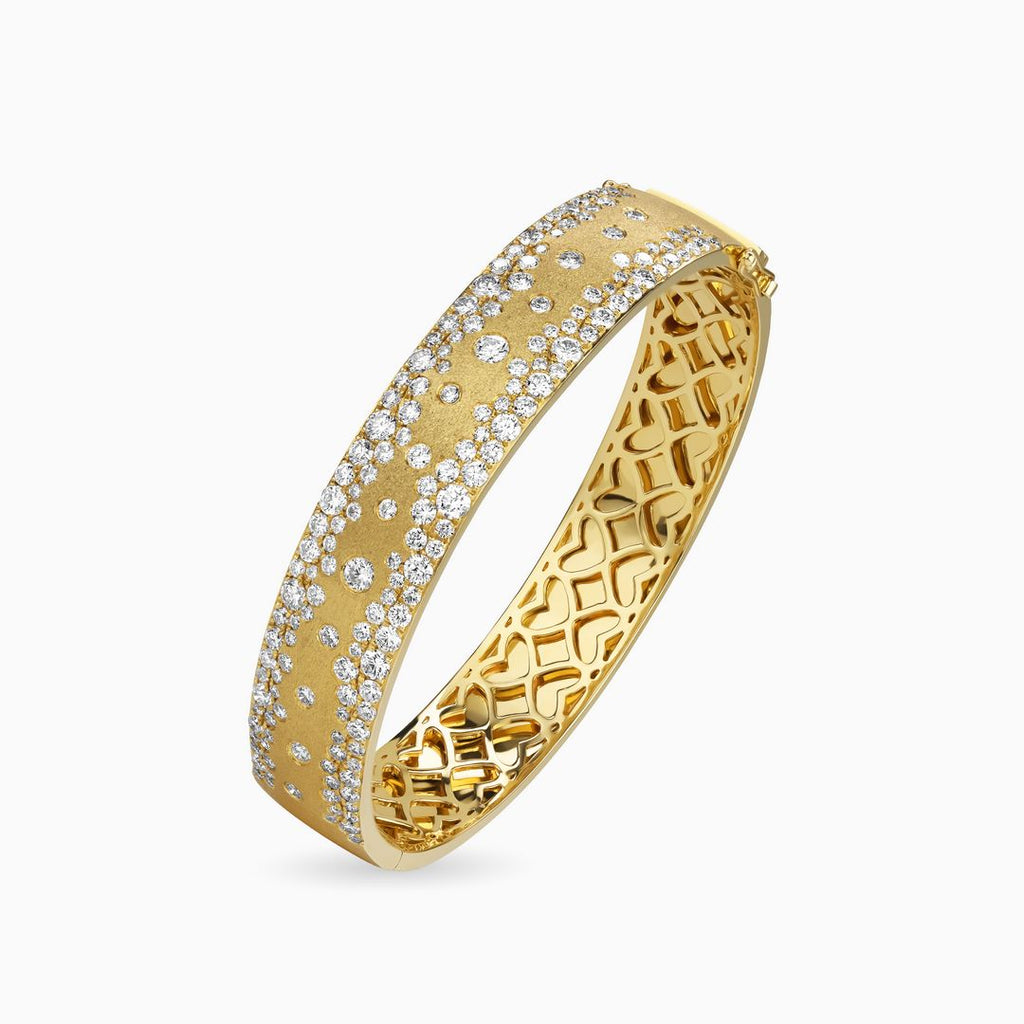 Diamond Confetti Bangle - Wide